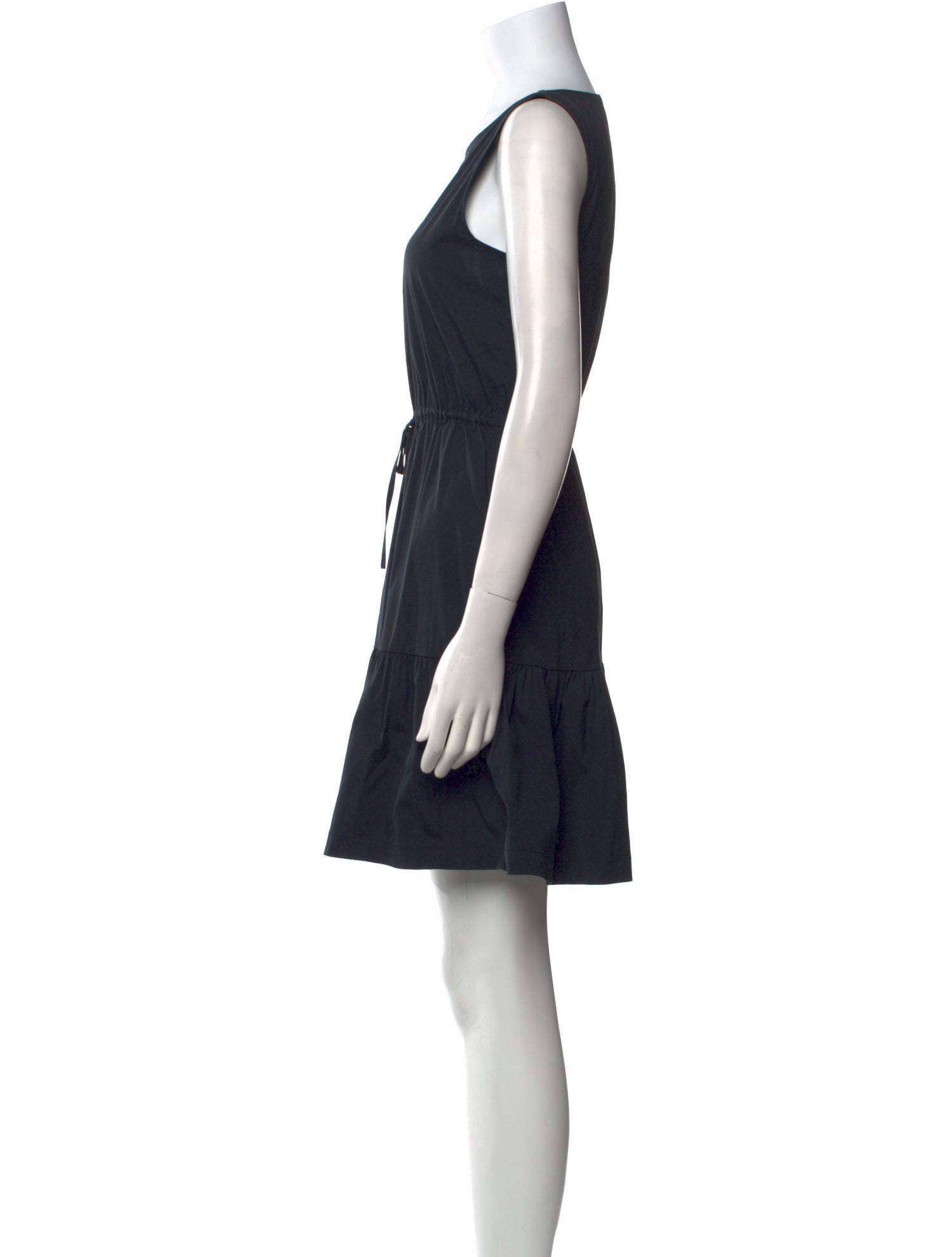 Theory Bateau Neckline Mini Dress