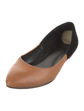 Theory Suede Ballet Flats