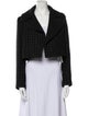 Theory Virgin Wool Houndstooth Print Evening Jacket