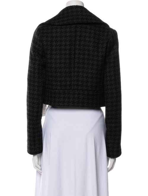 Theory Virgin Wool Houndstooth Print Evening Jacket