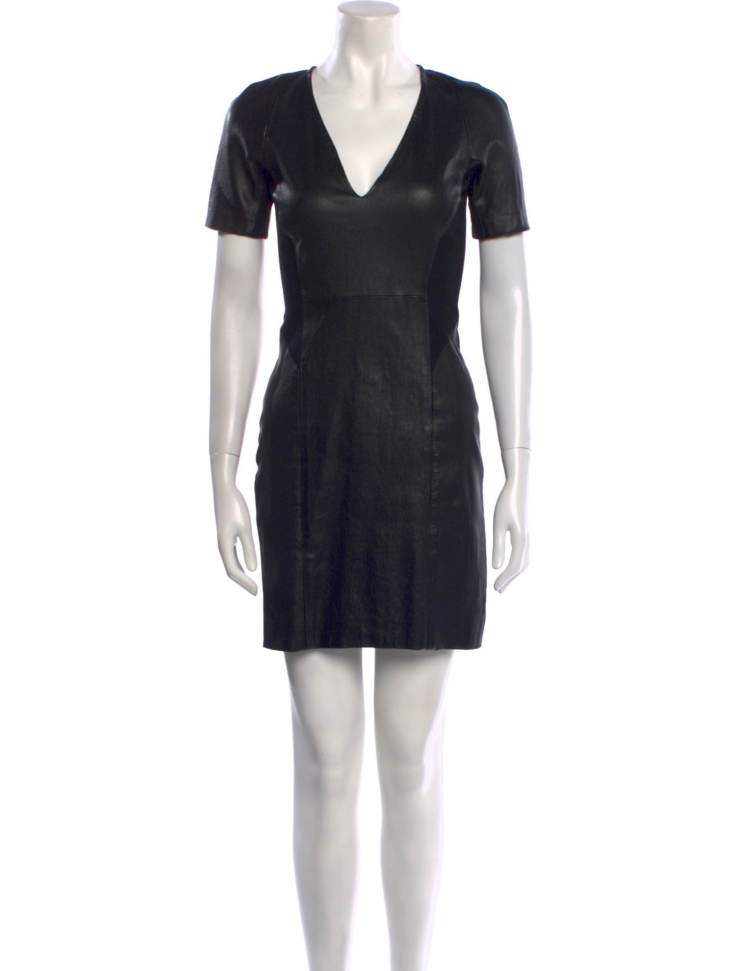 Theory Leather Mini Dress