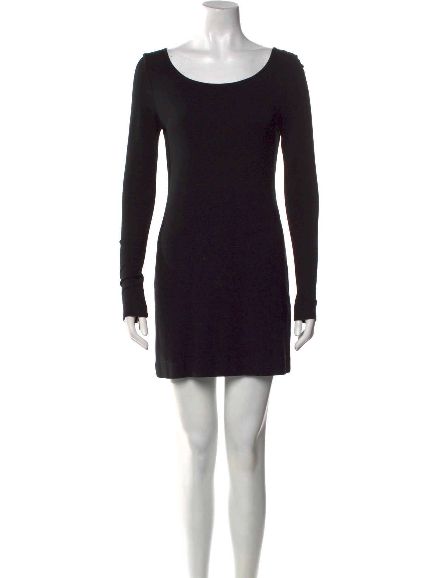 Theory Bateau Neckline Mini Dress
