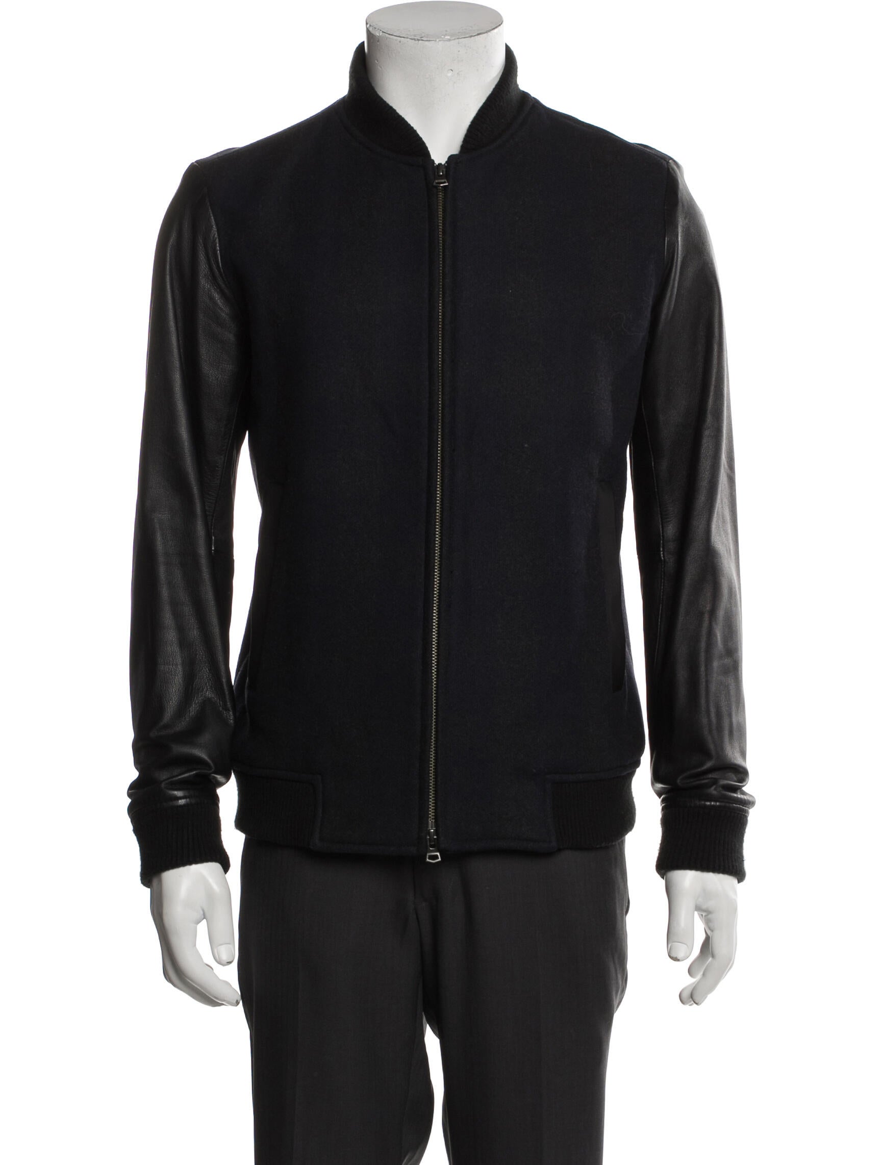 Theory Virgin Wool Bomber Jacket