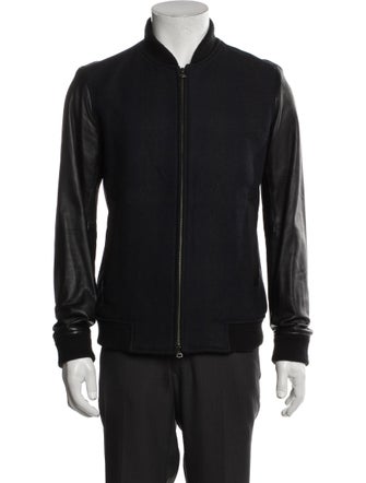Theory Virgin Wool Bomber Jacket