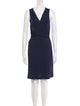 Theory V-Neck Mini Dress
