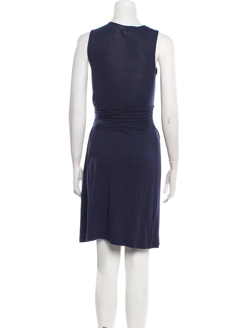 Theory V-Neck Mini Dress