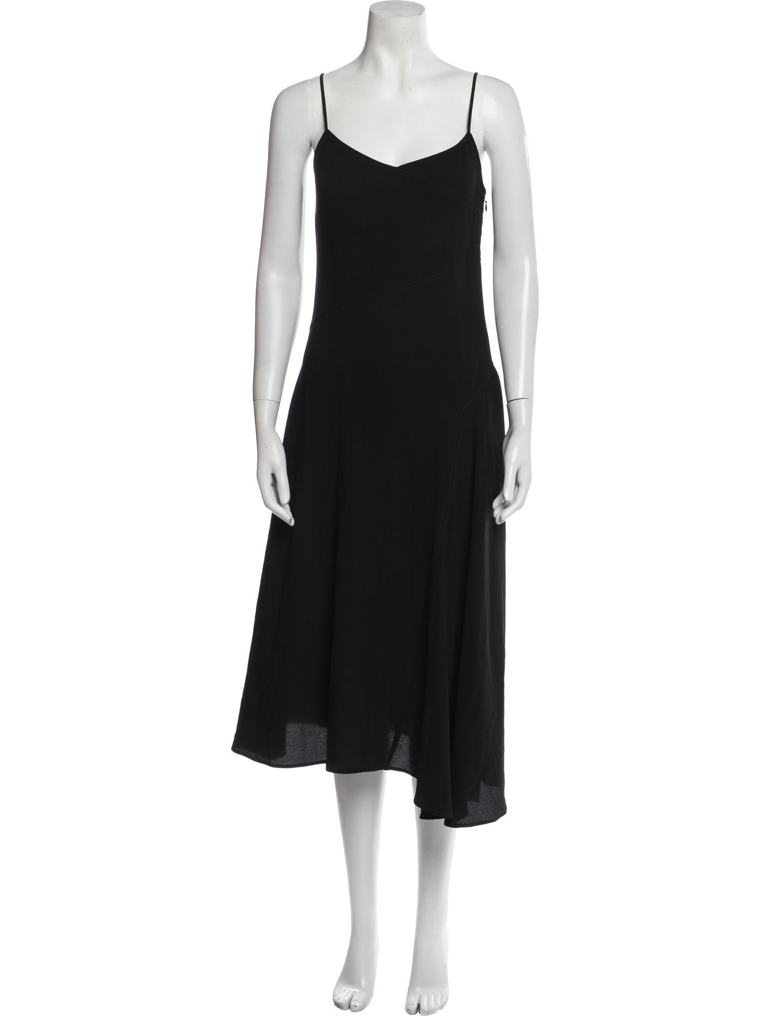 Theory V-Neck Midi Length Dress