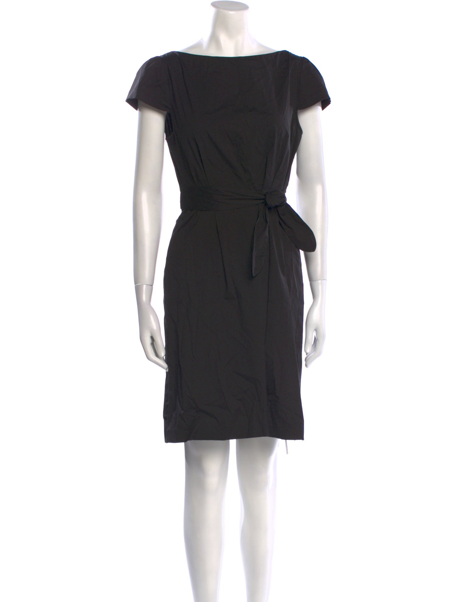 Theory Bateau Neckline Mini Dress