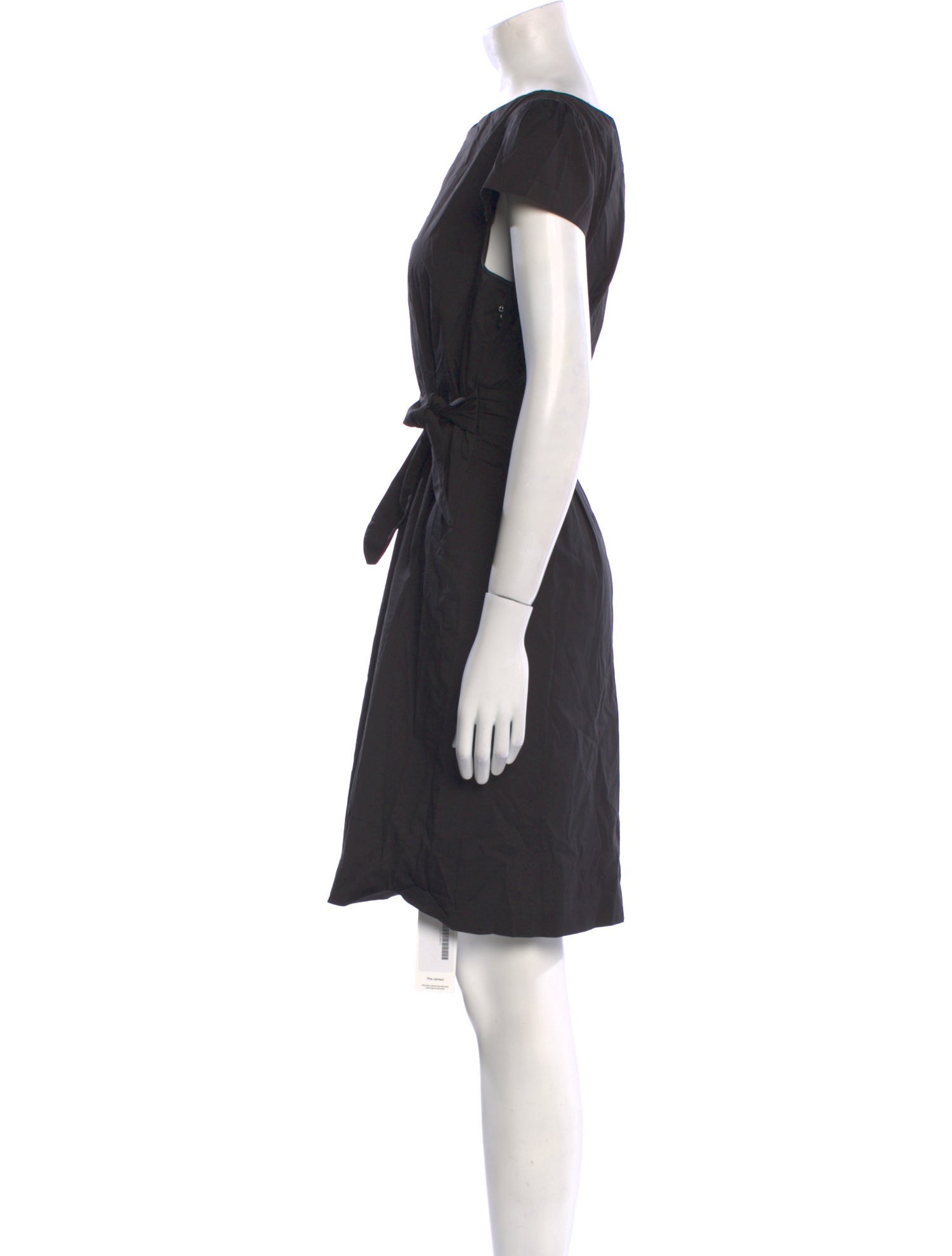 Theory Bateau Neckline Mini Dress