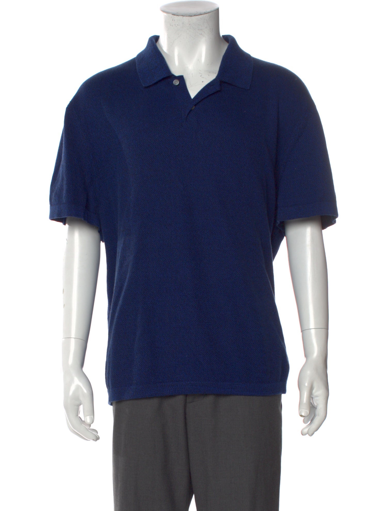 Theory Collar Short Sleeve Polo Sweater