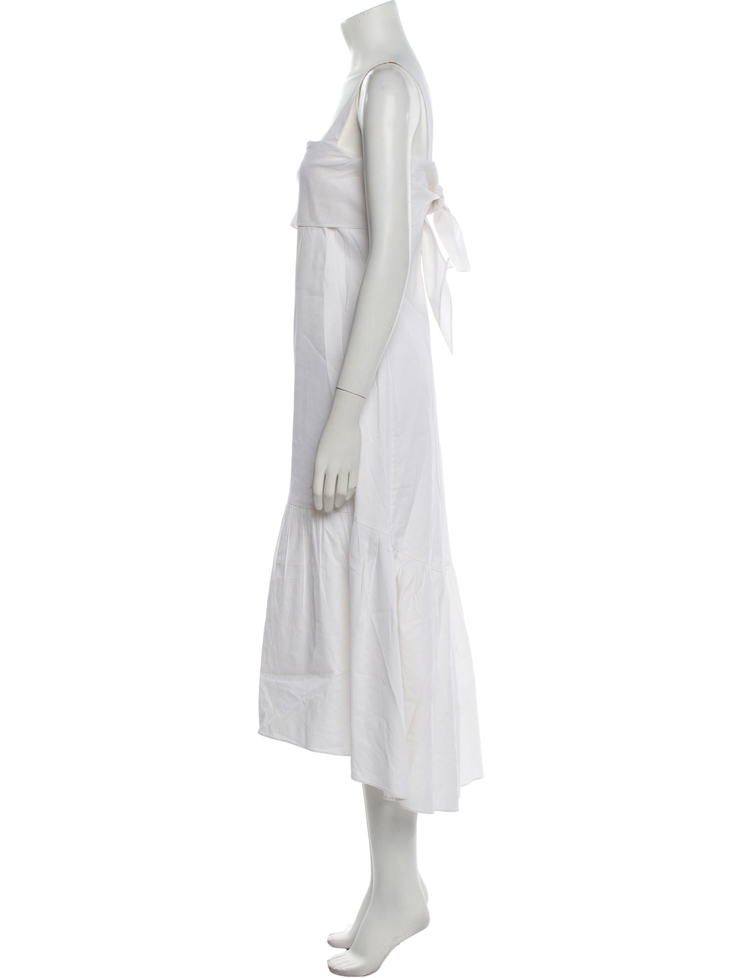 Theory Square Neckline Long Dress