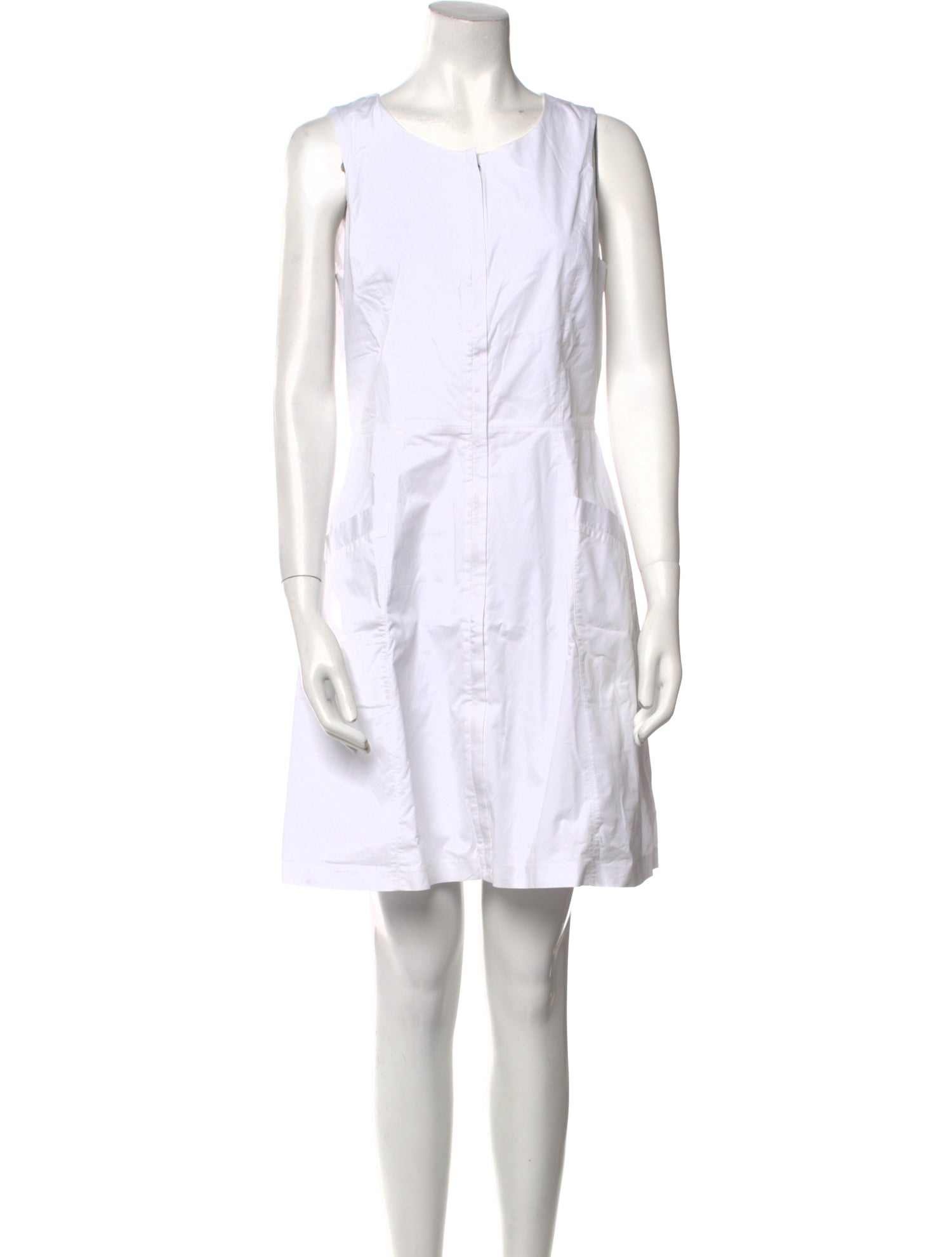 Theory Scoop Neck Mini Dress