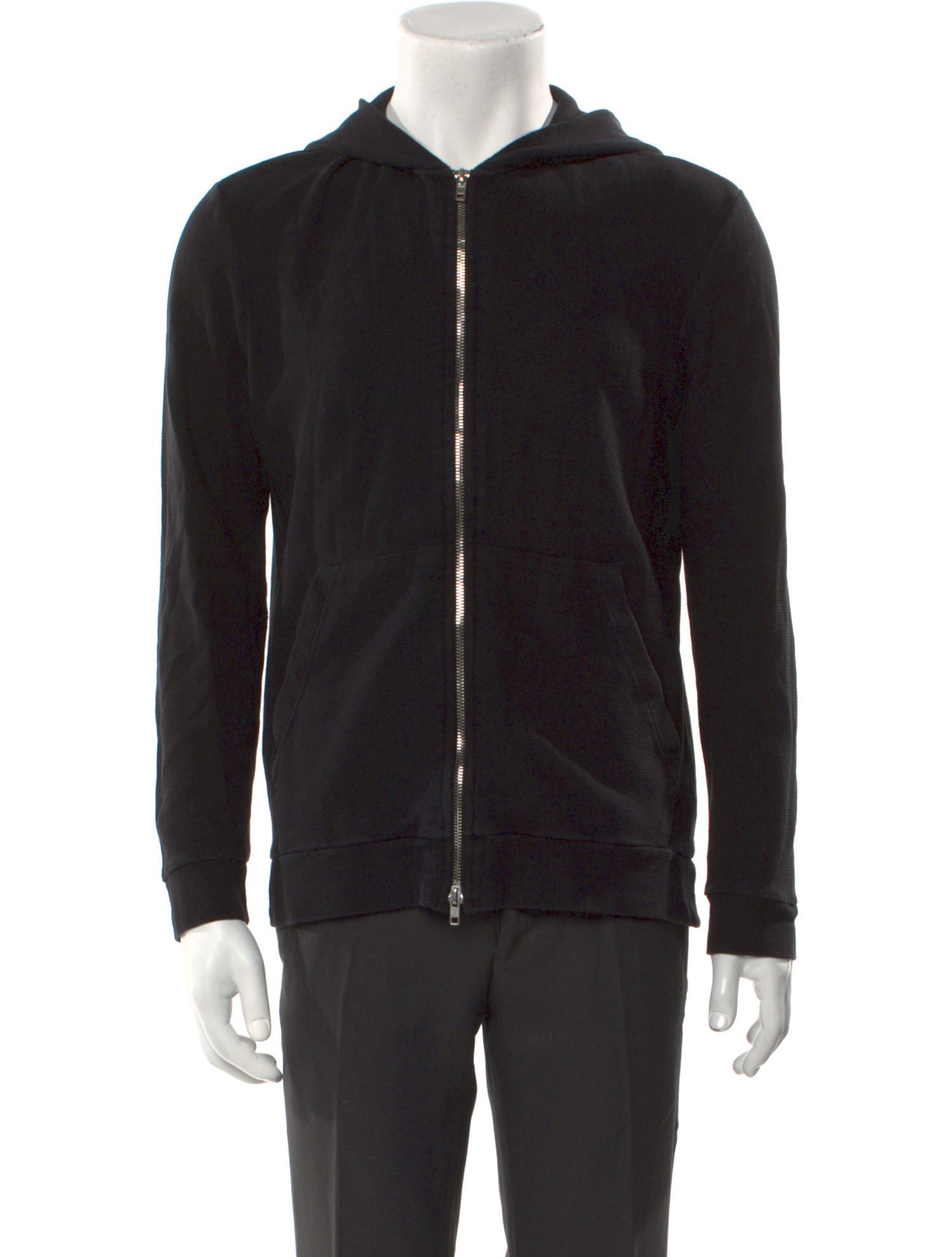 Theory V-Neck Long Sleeve Hoodie