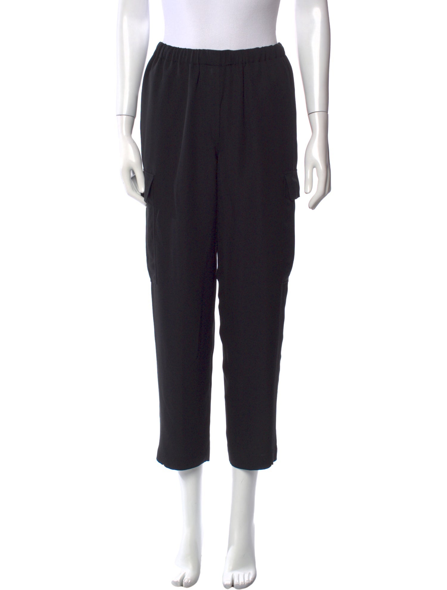 Theory Silk Straight Leg Pants