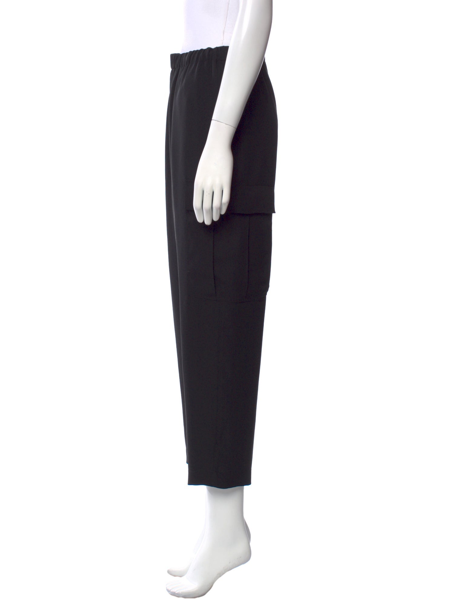 Theory Silk Straight Leg Pants