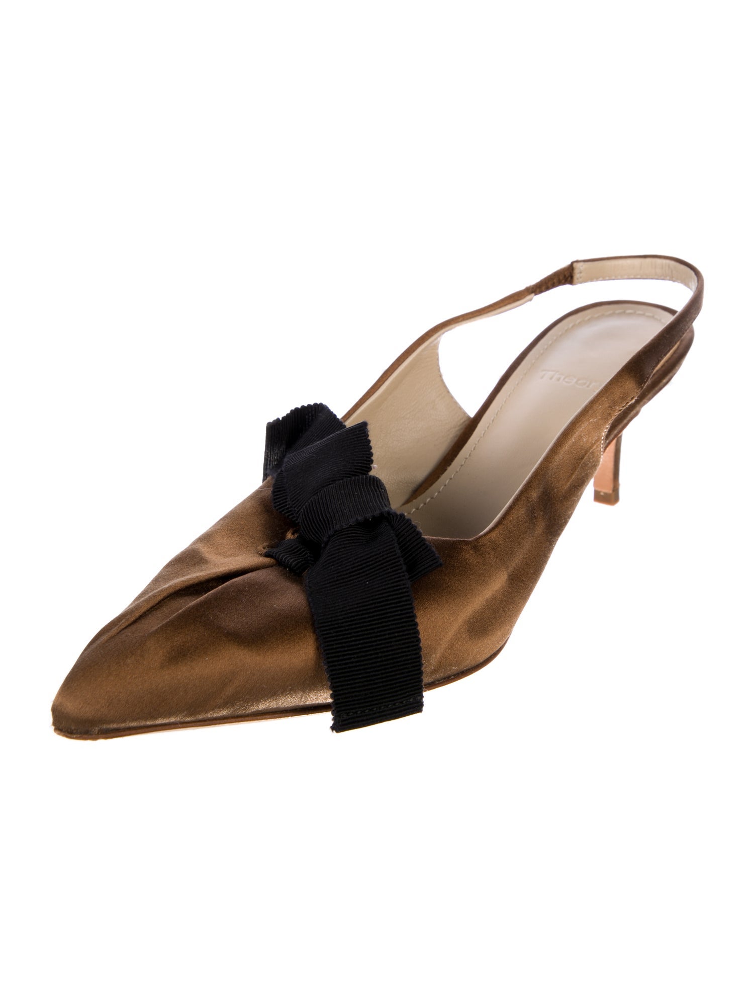 Theory Leather Slingback Pumps