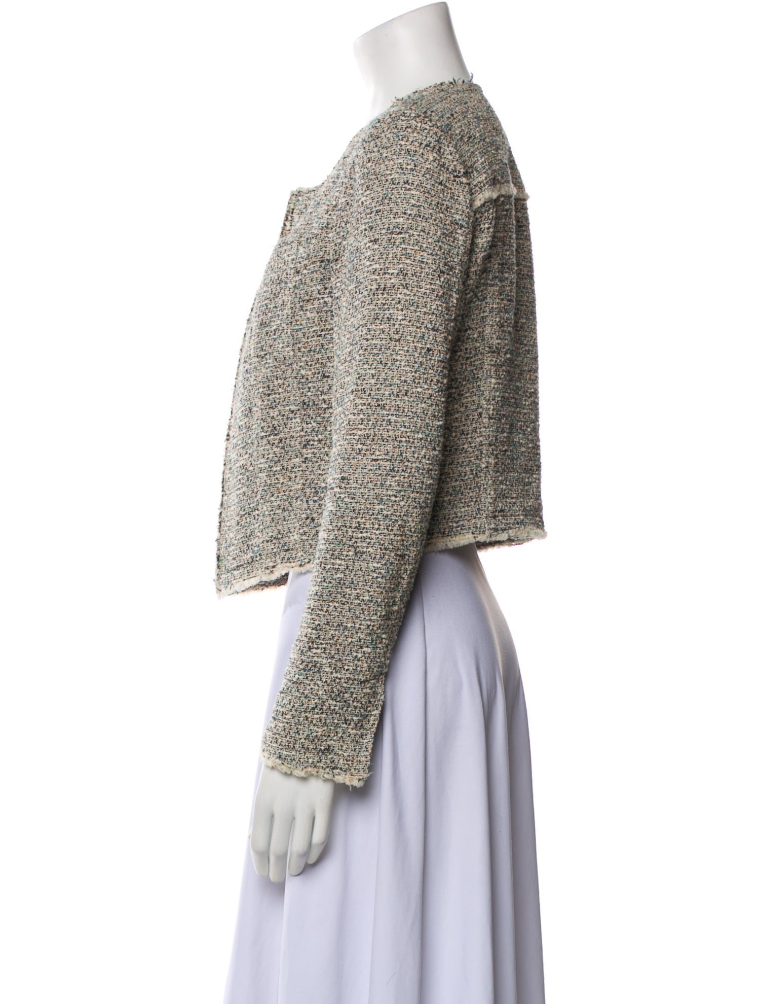 Theory Tweed Pattern Evening Jacket