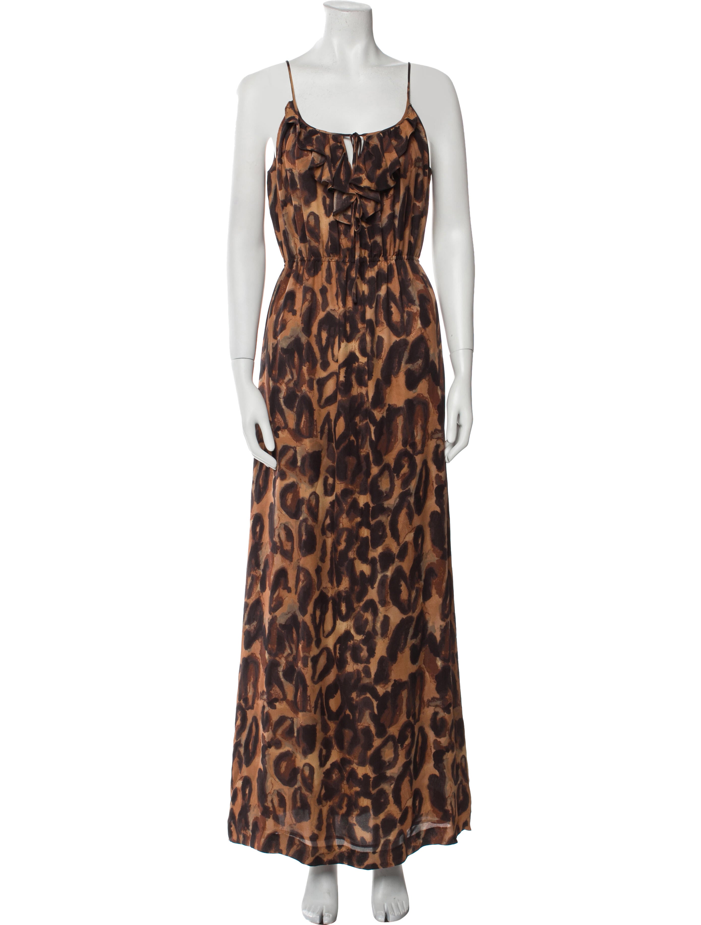 Theory Silk Long Dress