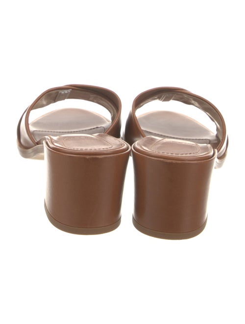 Theory Leather Slides