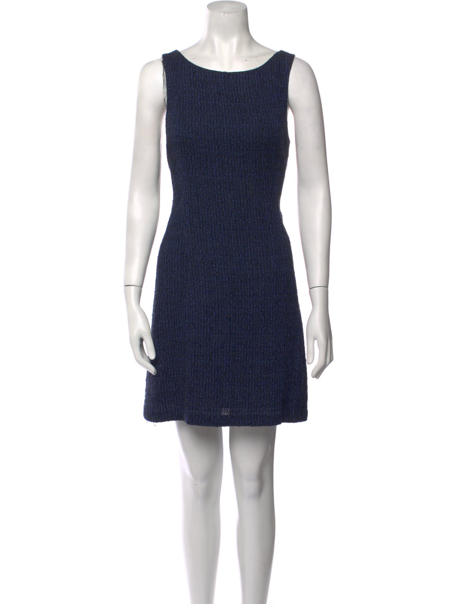 Theory Bateau Neckline Mini Dress
