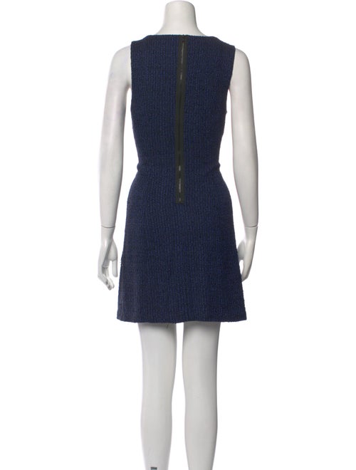 Theory Bateau Neckline Mini Dress