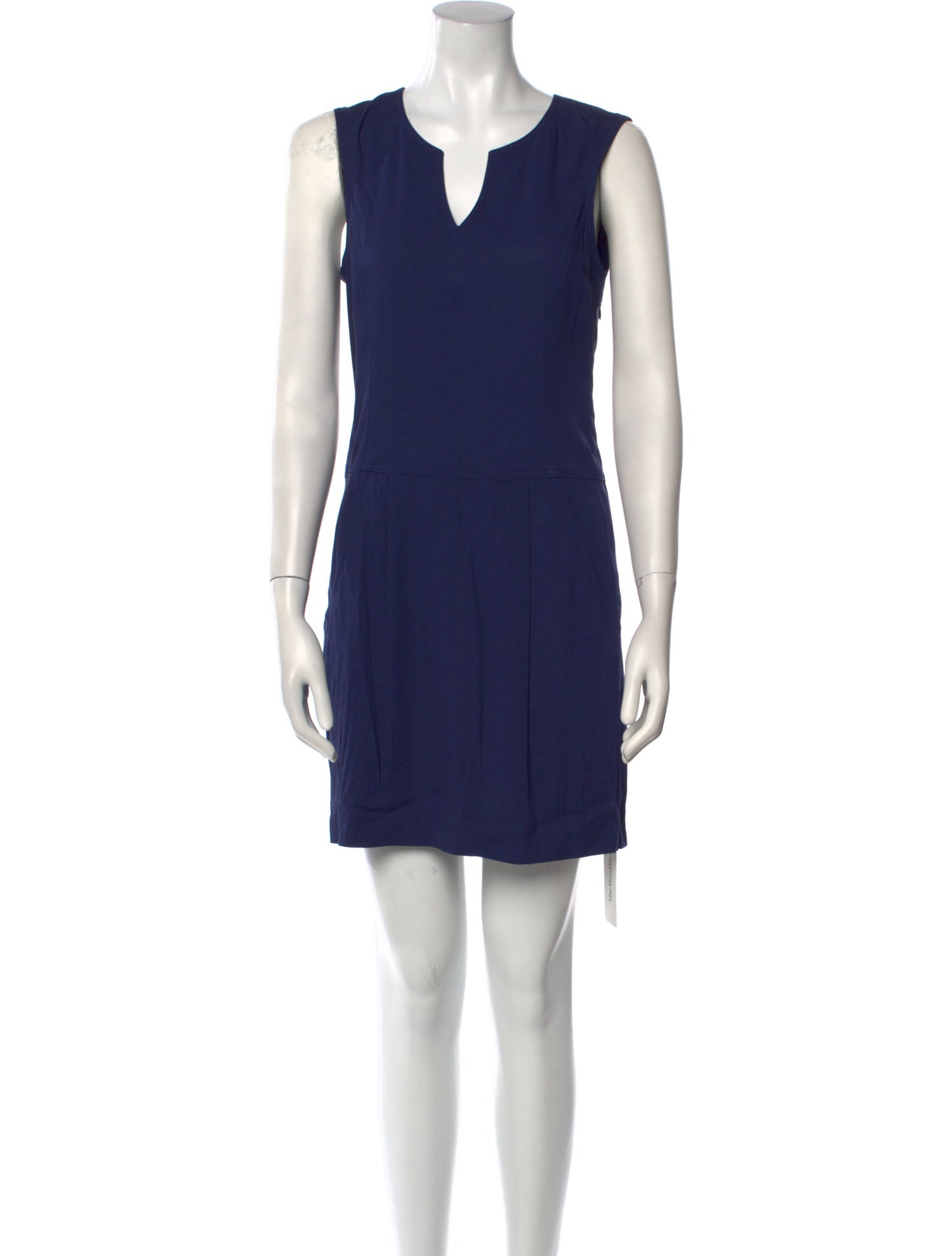 Theory V-Neck Mini Dress