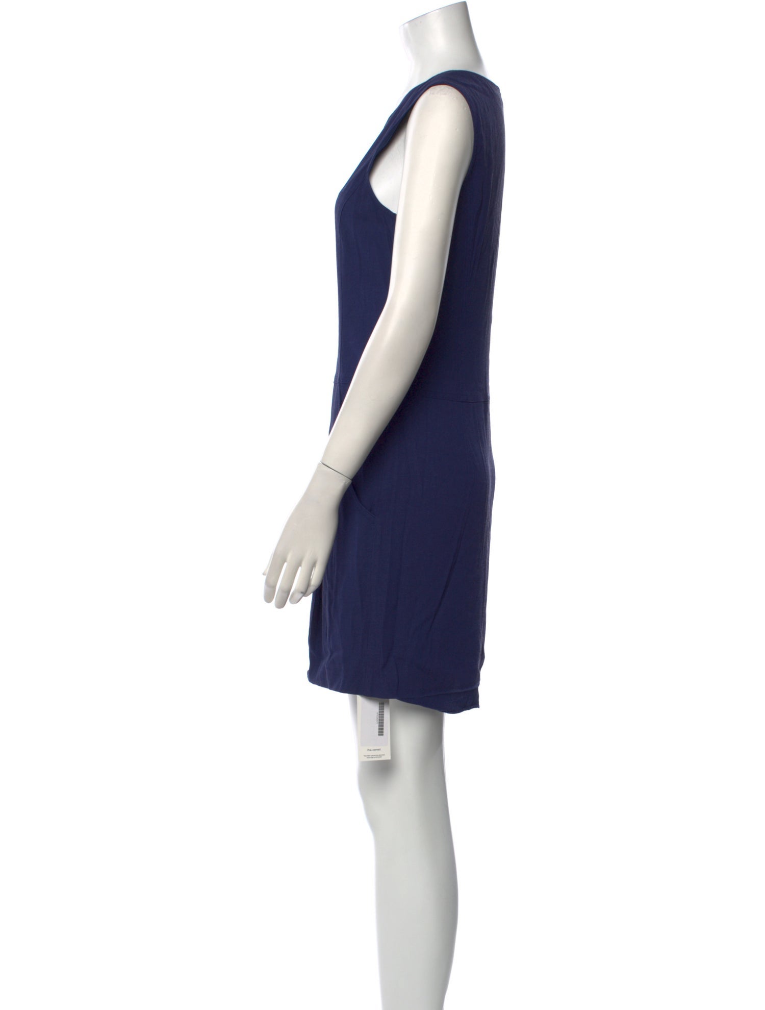 Theory V-Neck Mini Dress