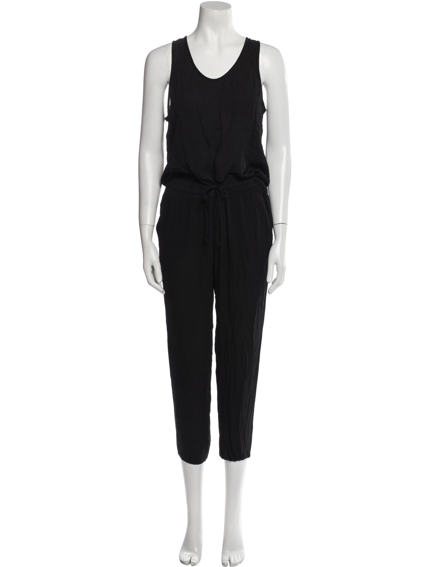 Theory Silk Scoop Neck Jumpsuit