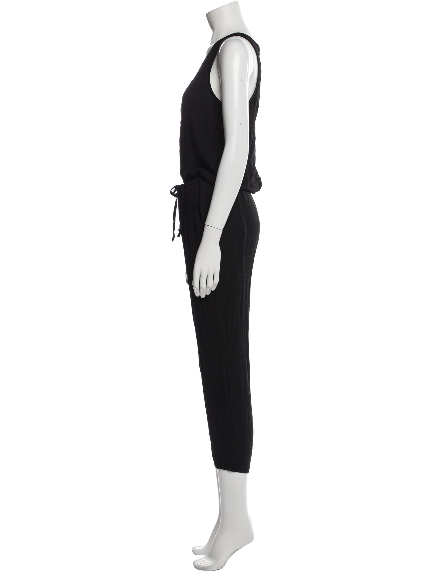 Theory Silk Scoop Neck Jumpsuit