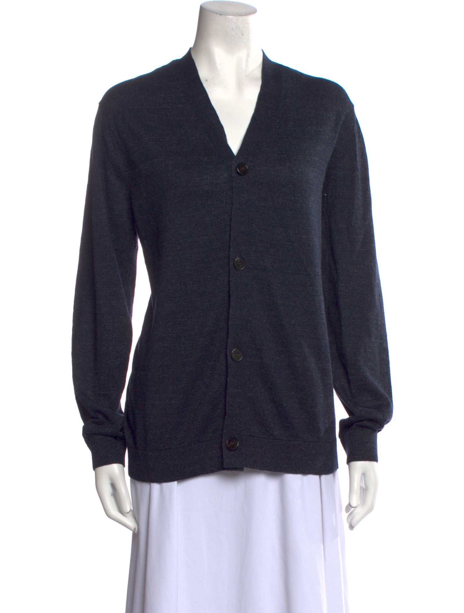 Theory Linen V-Neck Sweater w/ Tags