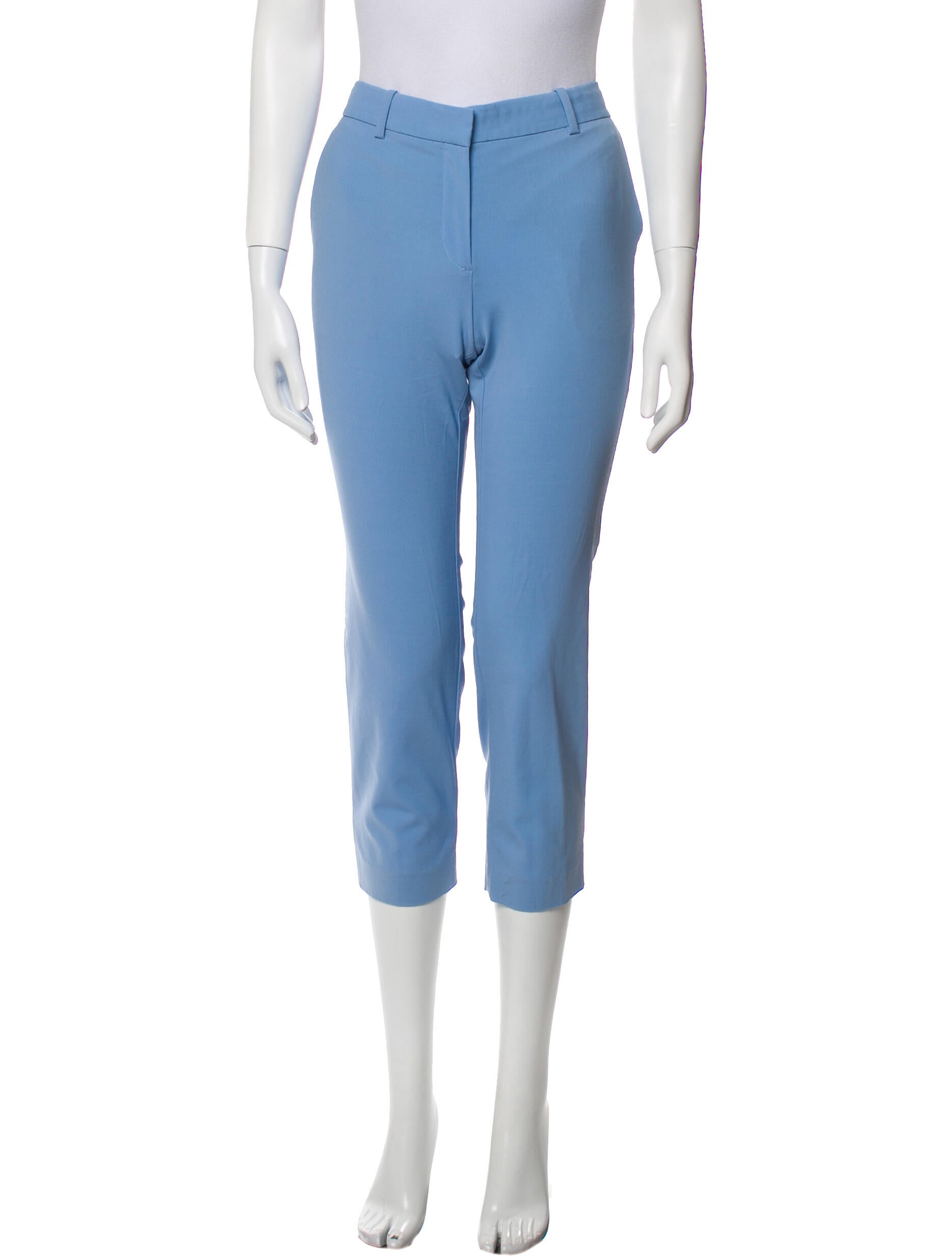 Theory Virgin Wool Straight Leg Pants