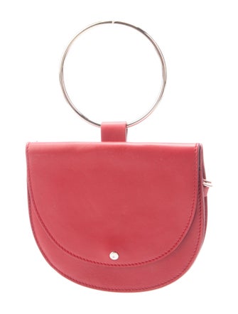 Theory Leather Top Handle Bag