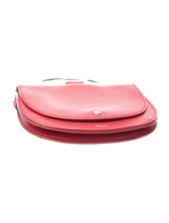 Theory Leather Top Handle Bag