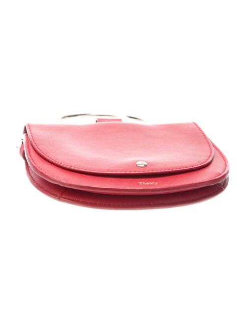 Theory Leather Top Handle Bag