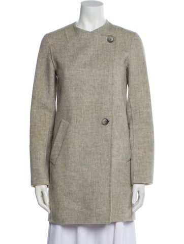 Theory Coats Wool Coat Petite