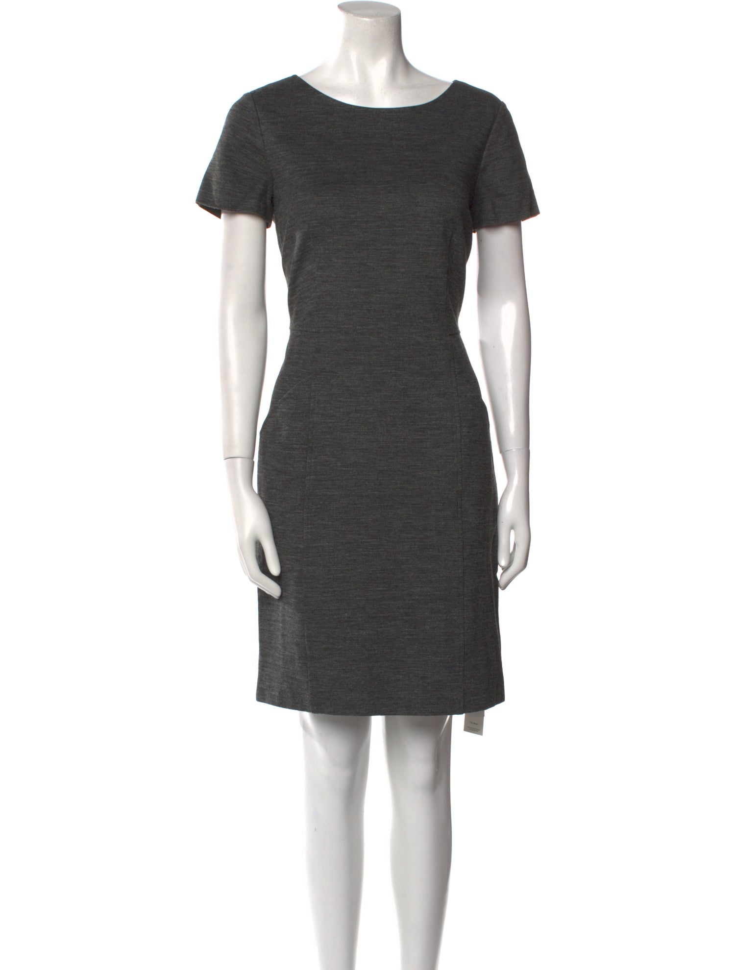 Theory Scoop Neck Knee-Length Dress