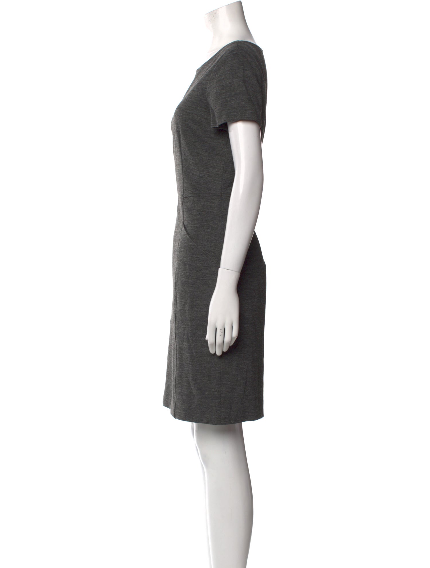Theory Scoop Neck Knee-Length Dress