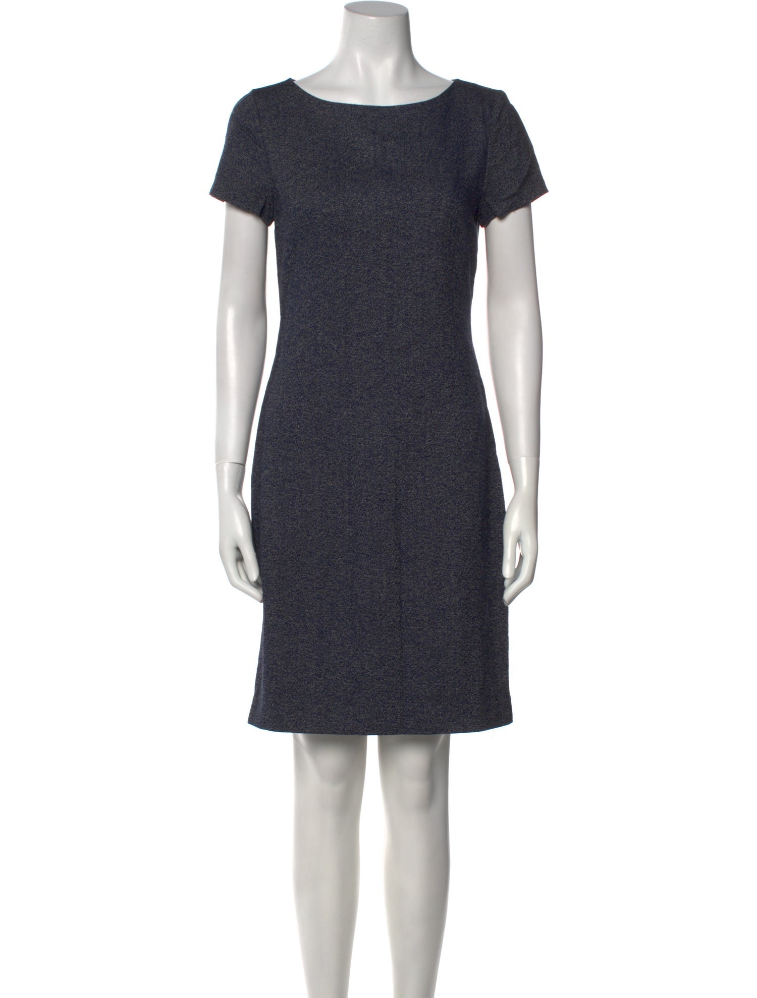 Theory Bateau Neckline Mini Dress