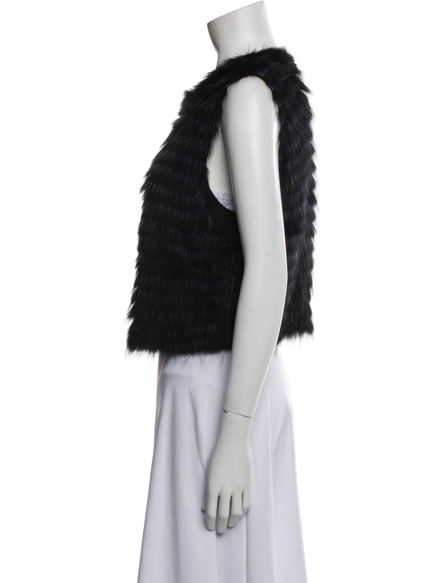Theory Fur Striped Fur Jacket