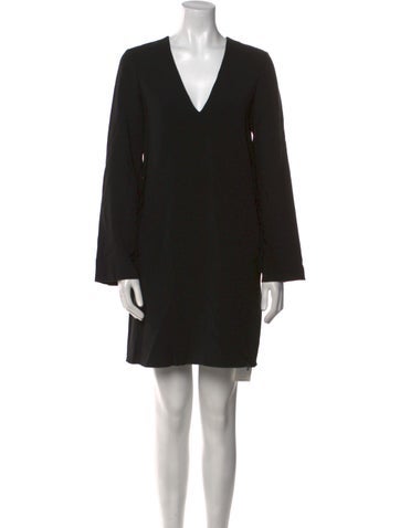 Theory Dresses V-Neck Mini Dress Petite