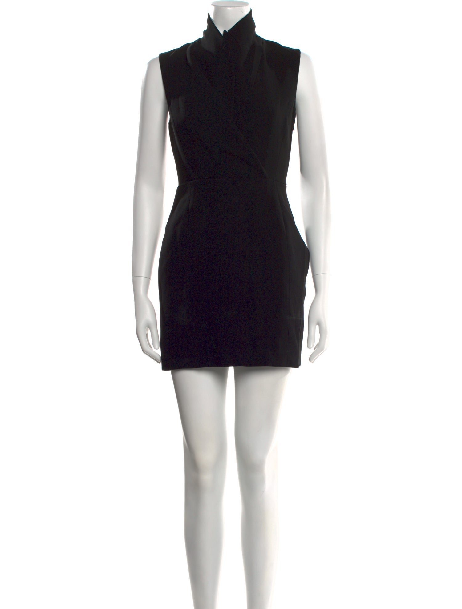 Theory Mock Neck Mini Dress