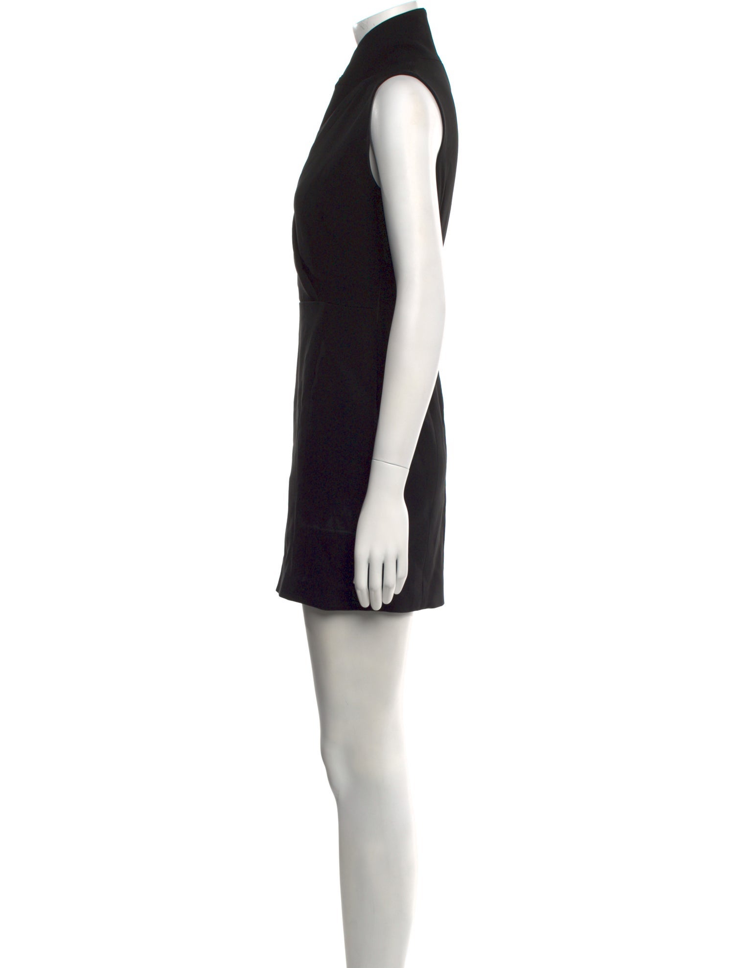 Theory Mock Neck Mini Dress