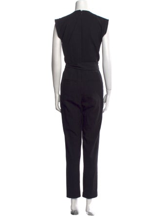 Theory Wool V-Neck Jumpsuit