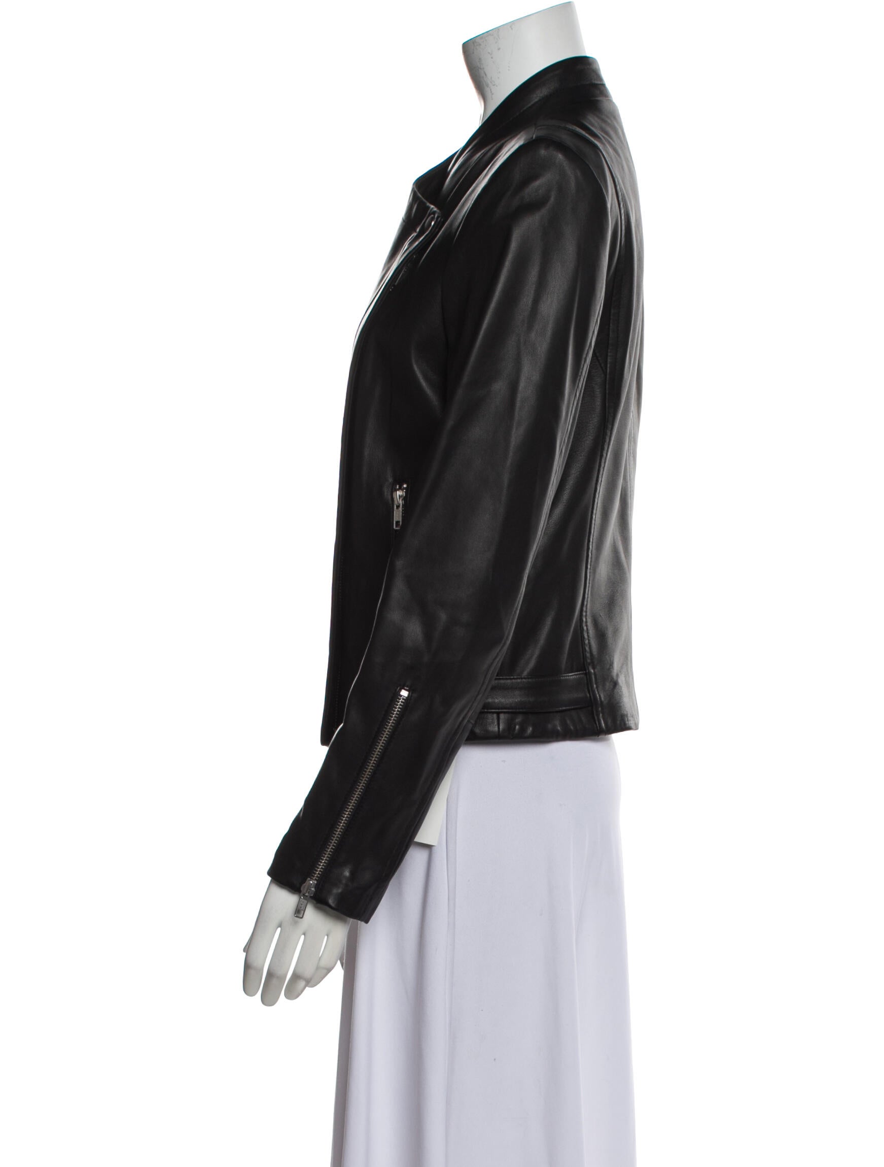 Theory Leather Biker Jacket