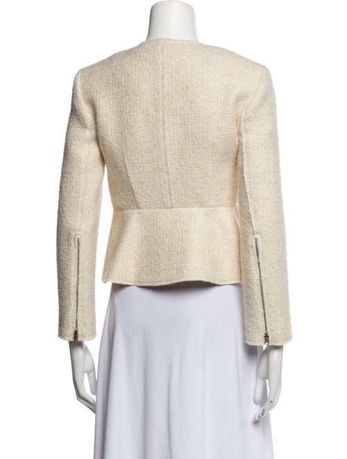 Theory Virgin Wool Tweed Pattern Evening Jacket