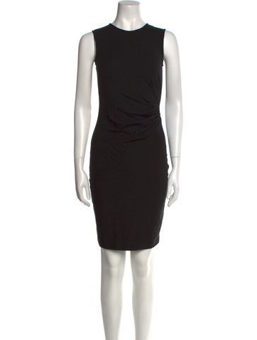 Theory Dresses Crew Neck Mini Dress Petite