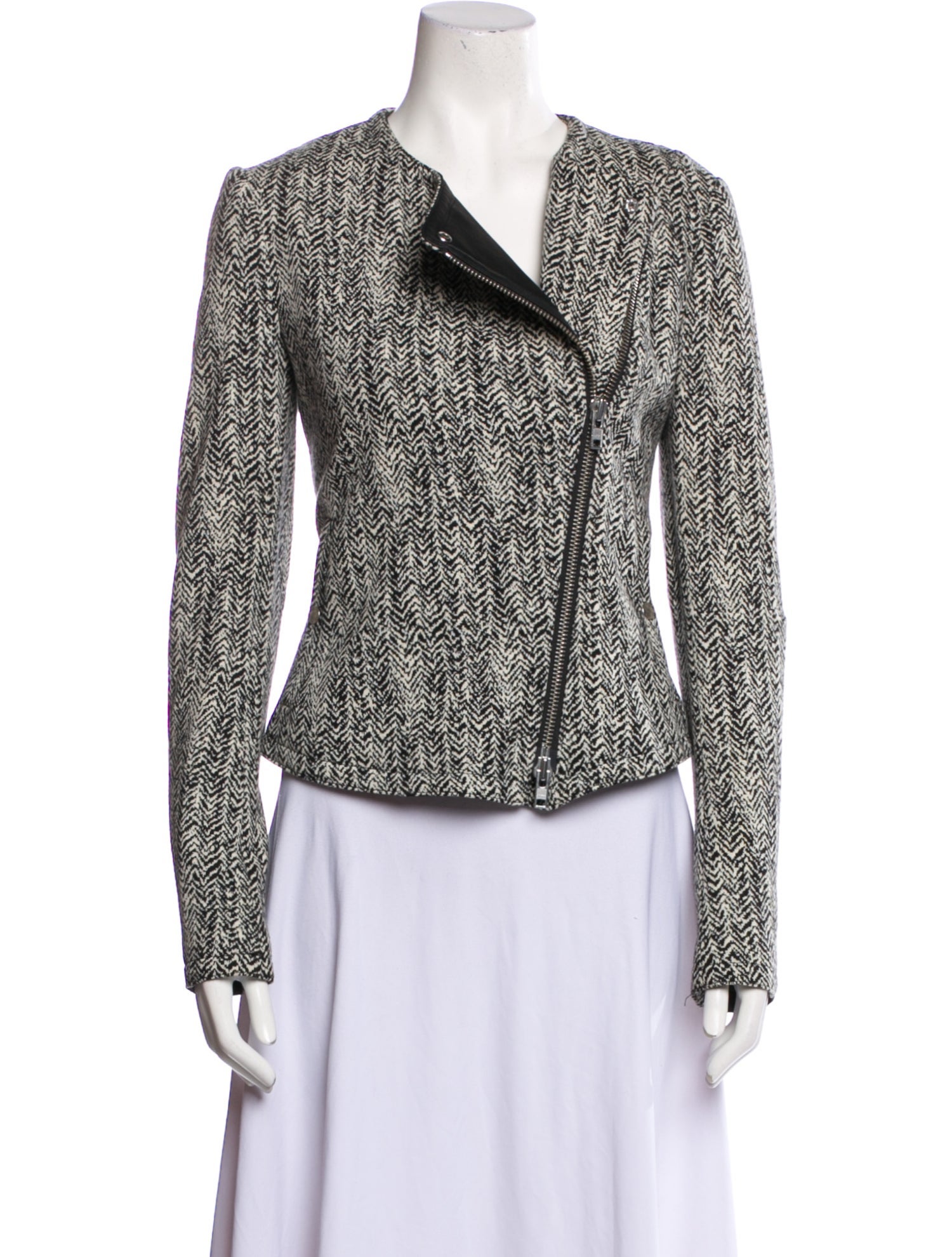 Theory Printed Biker Jacket