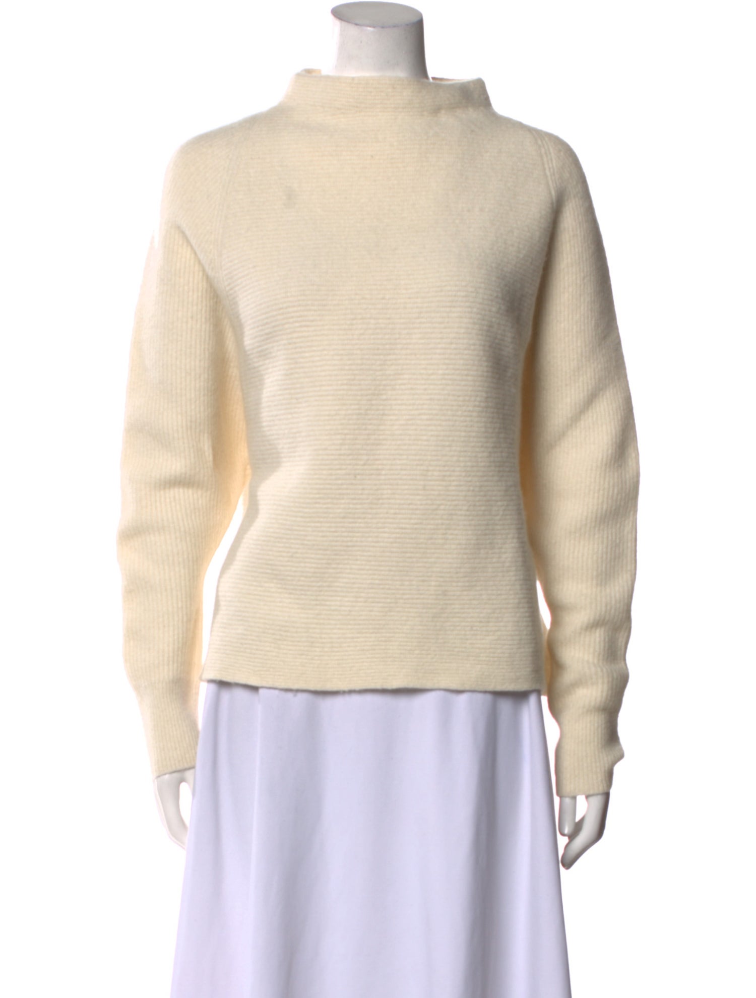 Theory Cashmere Mock Neck Sweater