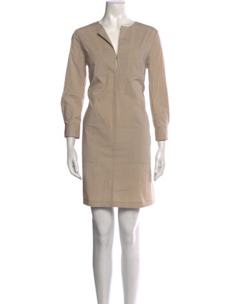 Theory V-Neck Mini Dress