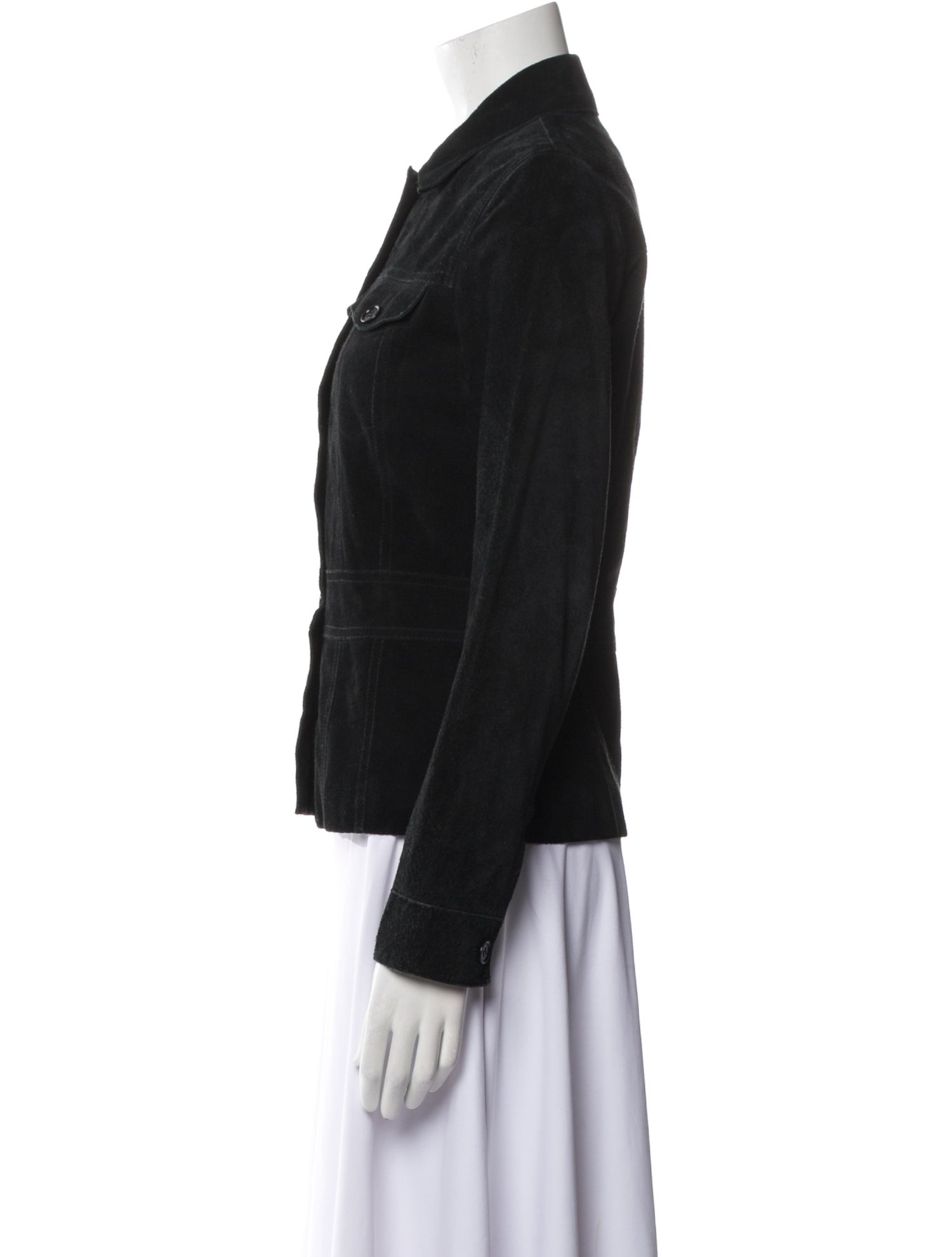 Theory Leather Denim Jacket